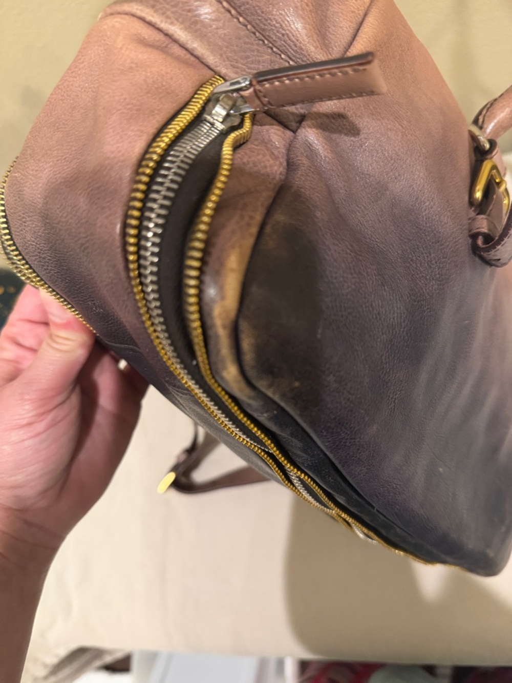 Prada Glace Calf Ombré Bauletto Bag - Picture 9 of 12